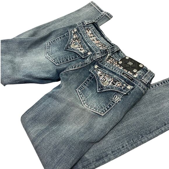 Miss Me Skinny Jeans โ Style JP6095S, VTG 69 (Size 28) - Picture 1 of 7
